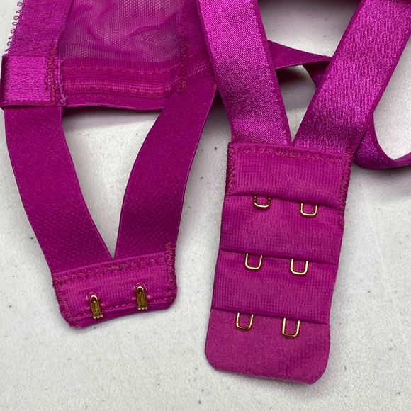 NWT Dida Von Teese RUBINE RED Unlined Underwire, 38C *P1015 - Picture 11 of 11